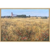 Peter Witt: Bild 'Keitumer Kirche' (2025) (Original / Unikat), gerahmt