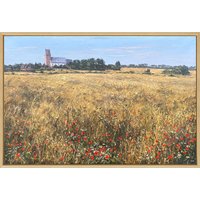 Peter Witt: Bild 'Keitumer Kirche' (2025) (Original / Unikat), gerahmt