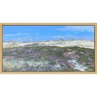Peter Witt: Bild 'Welle Lister Wanderdüne' (2024) (Original / Unikat), gerahmt