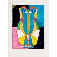 Richard Lindner: Bild 'Corsage', ungerahmt
