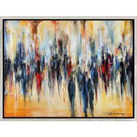 Robert Hettich: Bild 'Lichtstimmen' (2025) (Original / Unikat), gerahmt