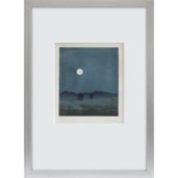 Rudolf Distler: Bild 'Mondschein', gerahmt