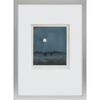 Rudolf Distler: Bild 'Mondschein', gerahmt