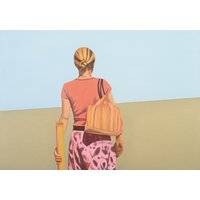 Ruth Bussmann: Bild 'Passanten (48)' (2023) (Original / Unikat), auf Keilrahmen