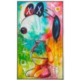 Sabrina Seck: Bild 'COOL PAWS' (2025) (Original / Unikat), gerahmt