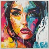 Sabrina Seck: Bild 'Emotions' (2025) (Original / Unikat), gerahmt