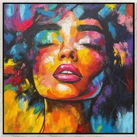 Sabrina Seck: Bild 'In my Thoughts' (2025) (Original / Unikat), gerahmt