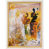 Salvador Dalí: Bild 'Der halluzinogene Torero' (1968-70), gerahmt