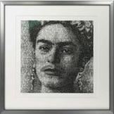 SAXA: Bild 'Frida Kahlo' (2020), gerahmt
