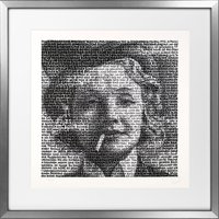SAXA: Bild 'Marlene Dietrich' (2023), gerahmt