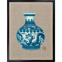 Shen Lin: Bild 'Vase', gerahmt