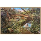Sigurd Wendland: Bild 'Wilder Weg' (2016) (Original / Unikat), gerahmt