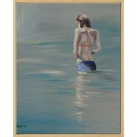 Simone Westphal: Bild 'Jetzt oder nie' (2017) (Original / Unikat), gerahmt
