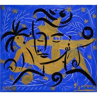 Stefan Szczesny: Bild 'Golden nude' (2008) (Original / Unikat), auf Keilrahmen