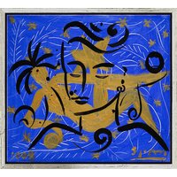 Stefan Szczesny: Bild 'Golden nude' (2008) (Original / Unikat), gerahmt