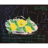Stefan Szczesny: Bild 'Nature morte aux citrons' (2014) (Original / Unikat), auf Keilrahmen
