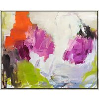 Susanne Meyer: Bild 'Annäherung' (2022) (Original / Unikat), gerahmt
