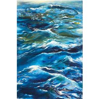 Susanne Pohlmann: Bild 'Ocean of Desire 2' (2023) (Original / Unikat), auf Keilrahmen