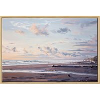 Susanne Wind: Bild 'Abend in Sámara' (2022) (Original / Unikat), gerahmt