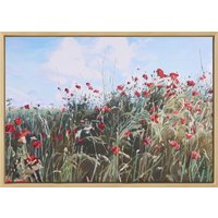 Susanne Wind: Bild 'Amrumer Klatschmohn' (2025) (Original / Unikat), gerahmt