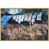 Susanne Wind: Bild 'Colgando ropa' (2016) (Original / Unikat), gerahmt