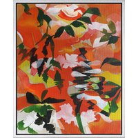 Tatiana Urban: Bild 'Tangerine Tune' (2023) (Original / Unikat), gerahmt
