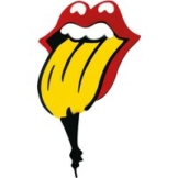 Thomas Baumgärtel: Wandobjekt 'Cut Out Rolling Stones Banane'