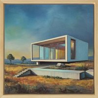 Tobias Stutz: Bild 'House sAlbot XXI' (2024) (Original / Unikat), gerahmt