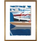 Türda Ugurel: Bild 'Monaco - Le Port III' (2019) (Original / Unikat), gerahmt
