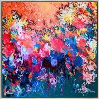 Ute Bivona: Bild 'A Pocketful of Hopes' (2023) (Original / Unikat), gerahmt