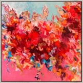 Ute Bivona: Bild 'A Soulful of Love' (2023) (Original / Unikat), gerahmt