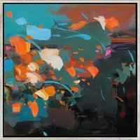 Ute Laum: Bild 'Sparks' (2022) (Original / Unikat), gerahmt