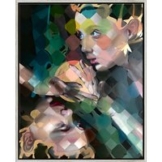 Valentina Andrees: Bild 'Zwischen Innen und Außen' (2023) (Original / Unikat), gerahmt