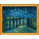 Vincent van Gogh: Bild 'Sternennacht über der Rhône' (1888), gerahmt