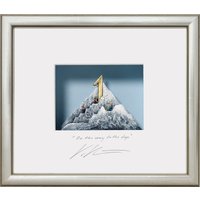 Volker Kühn: 3D-Bild 'On the way to the top', gerahmt