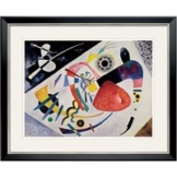 Wassily Kandinsky: Bild 'Roter Fleck II' (1921), gerahmt