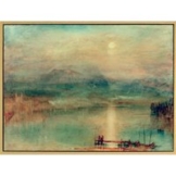 William Turner: Bild 'Mondschein über dem Vierwaldstätter See' (um 1841-44), gerahmt