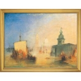 William Turner: Bild 'Venedig' (1818), gerahmt