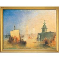 William Turner: Bild 'Venedig' (1818), gerahmt